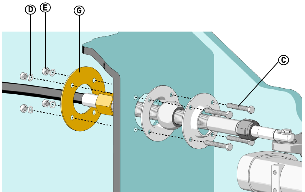Arrêt de gaine S40 Ultraflex